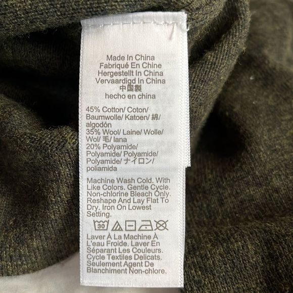 NWT J. Crew Factory Teddie Sweater in Green - Picture 6 of 7